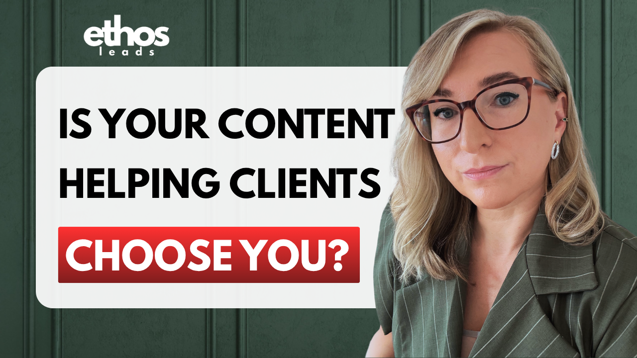 "We Already Post Content." Is It Helping Clients Choose Your Firm?