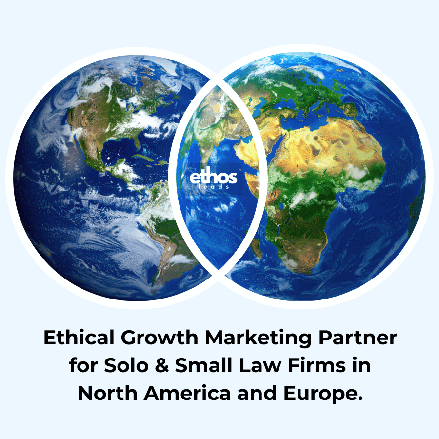 Ethical growth marketing partner for solo and small law firms in North America and Europe.