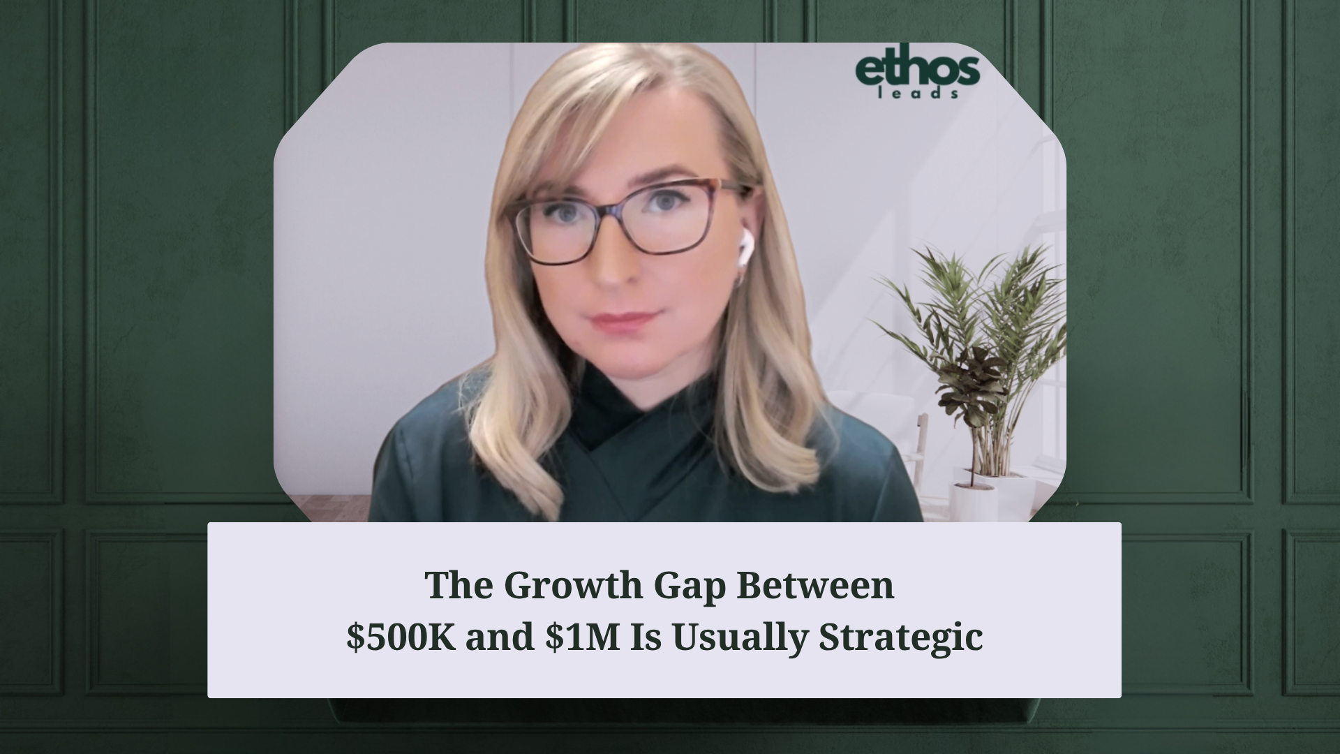 The Growth Gap Between $500K and $1M Is Usually Strategic